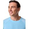 image:imageMens Short Sleeve Rash Guard  UPF 50 Sun Protection  UltimateArctic Blue