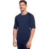 image:imageMens Short Sleeve Rash Guard  UPF 50 Sun Protection  UltimateNavy