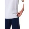 image:imageMens Short Sleeve Swim Shirt  UPF 50 Sun Protection  Hightide in Colorblock Slate