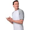 image:imageMens Short Sleeve Swim Shirt  UPF 50 Sun Protection  Hightide in Colorblock Slate