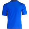 image:imageMens Short Sleeve Swim Shirt  UPF 50 Sun Protection  HightideBaja Blue