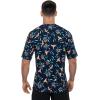 image:imageMens Short Sleeve Swim Shirt  UPF 50 Sun Protection  HightideNavy Birds of Paradise