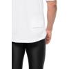 image:imageMens Short Sleeve Swim Shirt  UPF 50 Sun Protection  HightideWhite