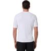 image:imageMens Short Sleeve Swim Shirt  UPF 50 Sun Protection  HightideWhite