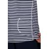 image:imageMens Short Sleeve Swim Shirt  UPF 50 Sun Protection  HightideWhiteNavy Stripe