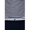 image:imageMens Short Sleeve Swim Shirt  UPF 50 Sun Protection  HightideWhiteNavy Stripe