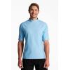 image:imageMens Surf Short Sleeve Rash Guard  UPF 50 Sun Protection  TulumArctic Blue