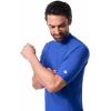 image:imageMens Surf Short Sleeve Rash Guard  UPF 50 Sun Protection  TulumBaja Blue