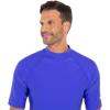 image:imageMens Surf Short Sleeve Rash Guard  UPF 50 Sun Protection  TulumBaja Blue