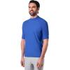 image:imageMens Surf Short Sleeve Rash Guard  UPF 50 Sun Protection  TulumBaja Blue