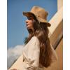 image:imageWomens Hand Woven Fedora  UPF 50 Sun Protection  Isla in Toast