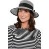 image:imageWomens Sun Hat with Ribbon  UPF 50 Sun Protection  ClaraBlackIvory