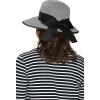 image:imageWomens Sun Hat with Ribbon  UPF 50 Sun Protection  ClaraBlackIvory