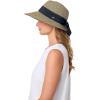 image:imageWomens Sun Hat with Ribbon  UPF 50 Sun Protection  ClaraCoffee Multi