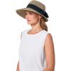image:imageWomens Sun Hat with Ribbon  UPF 50 Sun Protection  ClaraCoffee Multi