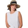 image:imageWomens Sun Hat with Ribbon  UPF 50 Sun Protection  ClaraCoffee Multi