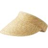 image:imageWomens Wheat Straw Visor  UPF 50 Sun Protection  CarmenNatural