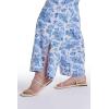 image:imageWomens Wide Leg Pants with Side Slits  UPF 50 Sun Protection  PetraPeriwinkle Isla Bonita