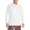 image:imageMens Zip Rash Guard  UPF 50 Sun Protection  NoconaWhite