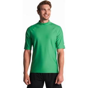image:imageMens Surf Short Sleeve Rash Guard  UPF 50 Sun Protection  TulumPalm Green