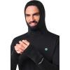 image:imageCoolibar Mens Performance Sun Hoodie  UPF 50 Sun Protection  AgilityBlack
