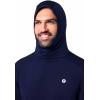 image:imageCoolibar Mens Performance Sun Hoodie  UPF 50 Sun Protection  AgilityNavy