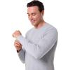 image:imageCoolibar UPF 50 Mens Long Sleeve Tshirt  Sun Protective Large Grey Heather