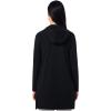 image:imageCoolibar Womens Long ZipUp Hoodie  UPF 50 Sun Protection  CabanaBlack