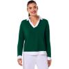 image:imageLong Sleeve Collared Polo Shirt  UPF 50 Sun Protection  Fontainebleau 20Eden