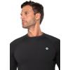 image:imageMens Agility Long Sleeve Performance TShirt  UPF 50 Sun Protection  SonoraBlack