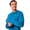 image:imageMens Agility Long Sleeve Performance TShirt  UPF 50 Sun Protection  SonoraBluejay