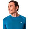 image:imageMens Agility Long Sleeve Performance TShirt  UPF 50 Sun Protection  SonoraBluejay