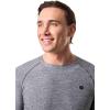 image:imageMens Agility Long Sleeve Performance TShirt  UPF 50 Sun Protection  SonoraCharcoal Heather
