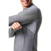 image:imageMens Agility Long Sleeve Performance TShirt  UPF 50 Sun Protection  SonoraCharcoal Heather