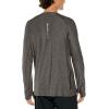image:imageMens Agility Long Sleeve Performance TShirt  UPF 50 Sun Protection  SonoraCharcoal Heather