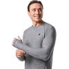 image:imageMens Agility Long Sleeve Performance TShirt  UPF 50 Sun Protection  SonoraCharcoal Heather