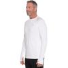 image:imageMens Agility Long Sleeve Performance TShirt  UPF 50 Sun Protection  SonoraWhite