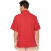 image:imageMens Camp Shirt  UPF 50 Sun Protection  Safari CampCarmine Red