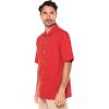 image:imageMens Camp Shirt  UPF 50 Sun Protection  Safari CampCarmine Red