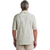 image:imageMens Camp Shirt  UPF 50 Sun Protection  Safari CampVanilla Embroidered Leaves