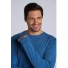 image:imageMens LongSleeve TShirt with Thumbholes  UPF 50 Sun Protection  LumaLeo in BlackBlue Dusk