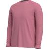 image:imageMens LongSleeve TShirt with Thumbholes  UPF 50 Sun Protection  LumaLeo in BlackFlamingo Pink
