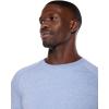 image:imageMens LongSleeve TShirt with Thumbholes  UPF 50 Sun Protection  LumaLeo in BlackLight Blue Heather