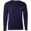 image:imageMens VNeck Long Sleeve TShirt  UPF 50 Sun Protection  MoradaNavy