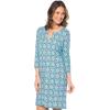image:imageTunic Dress with 34 Sleeve  UPF 50 Sun Protection  OceansideAruba Blue Medallion Bliss