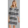 image:imageTunic Dress with 34 Sleeve  UPF 50 Sun Protection  OceansideBlackGrey