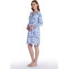image:imageTunic Dress with 34 Sleeve  UPF 50 Sun Protection  OceansidePeriwinkle Isla Bonita