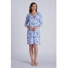 image:imageTunic Dress with 34 Sleeve  UPF 50 Sun Protection  OceansidePeriwinkle Isla Bonita