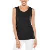 image:imageWomens Basic Tank  UPF 50 Sun Protection  MoradaBlack