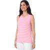 image:imageWomens Basic Tank  UPF 50 Sun Protection  MoradaFlamingo PinkWhite